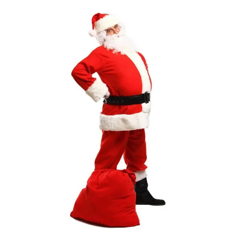 Santa Claus Clothes Christmas Men Adult Christmas Cosplay Costume Christmas Santa Claus Costume Cosplay  Love Live Cosplay