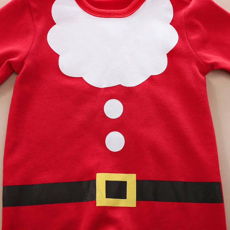 Umorden First Christmas Costume for Baby Boys Girls Santa Elf Romper Jumpsuit Outfit 0-18M