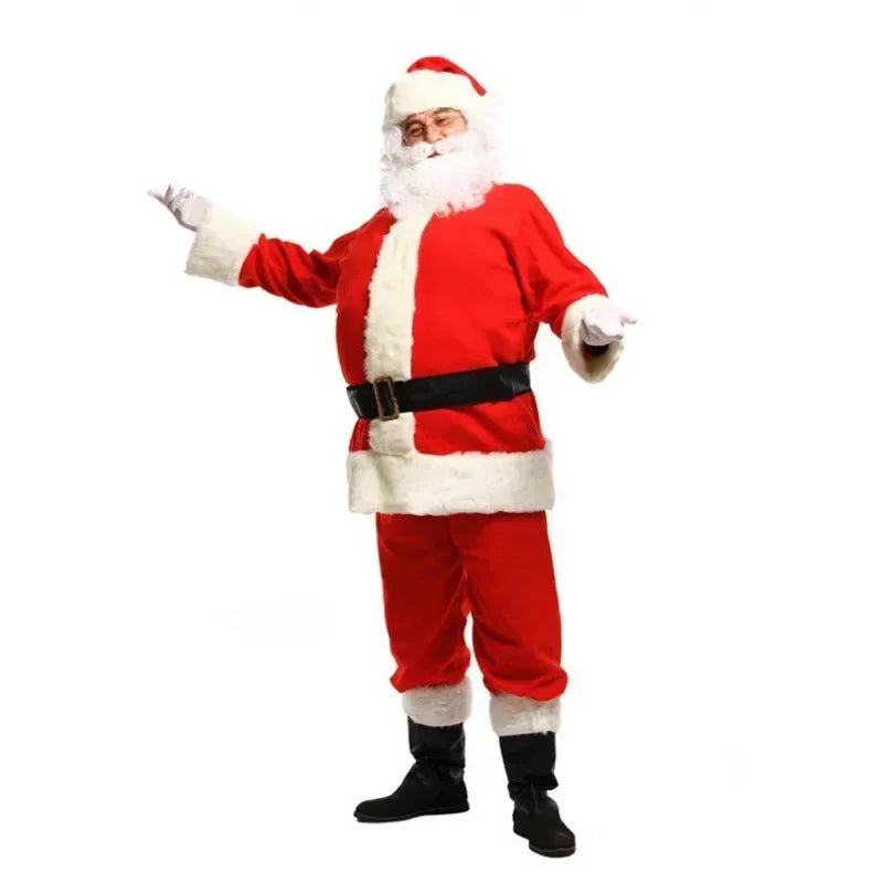 Santa Claus Clothes Christmas Men Adult Christmas Cosplay Costume Christmas Santa Claus Costume Cosplay  Love Live Cosplay