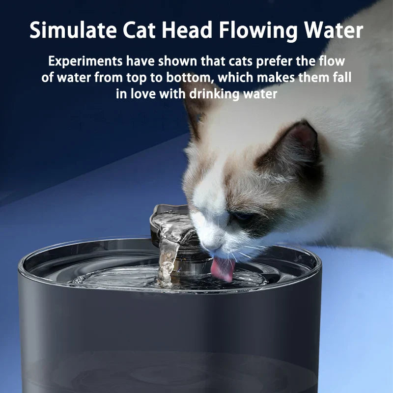 automatic cat water fountain