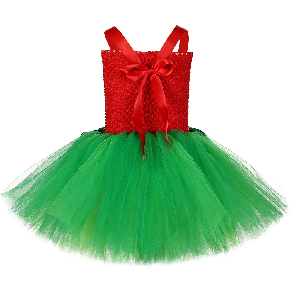 Lilo Tutu dress for girl christmas costume for kids Hawaiian dresses for girls Party Santa Outfit Kids Dress Up clothes