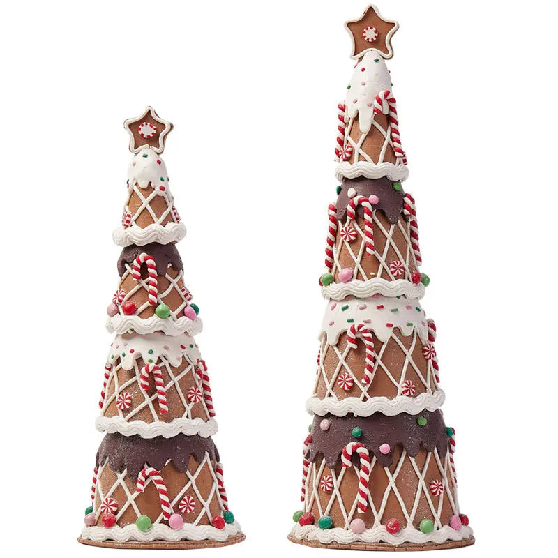 2023 Candy Christmas Tree Decoration Gift Soft Clay Fairy Tale Fantasy Desktop Decorations Ornaments Hot Xmas Mini Ornaments